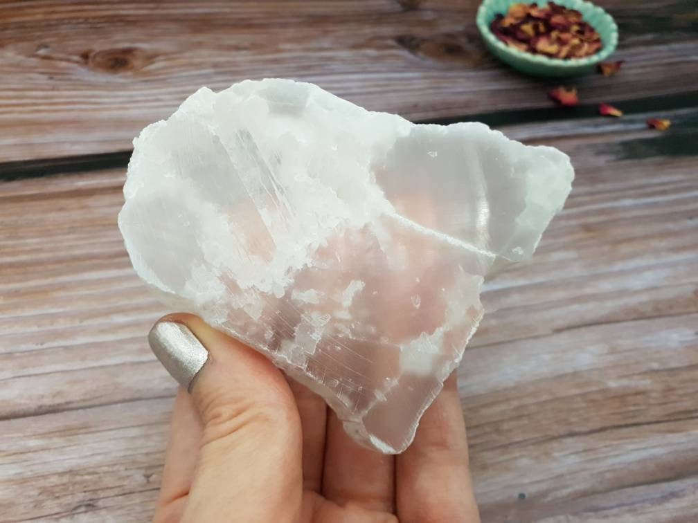Selenite Slab ♡ Crystal Charging Plate