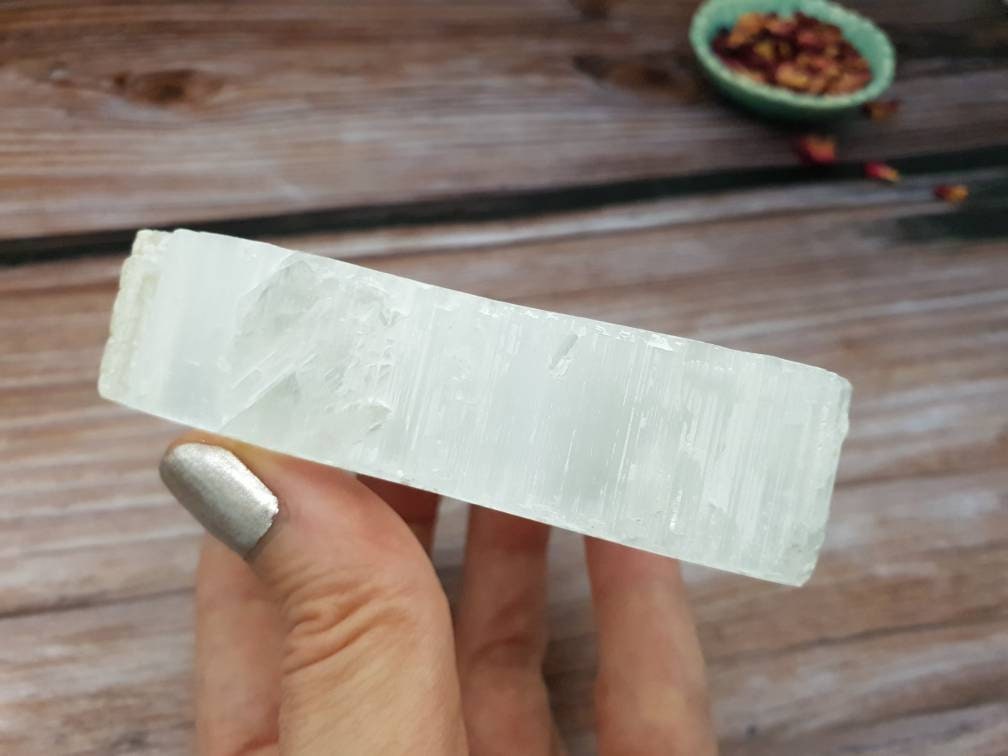 Selenite Slab ♡ Crystal Charging Plate