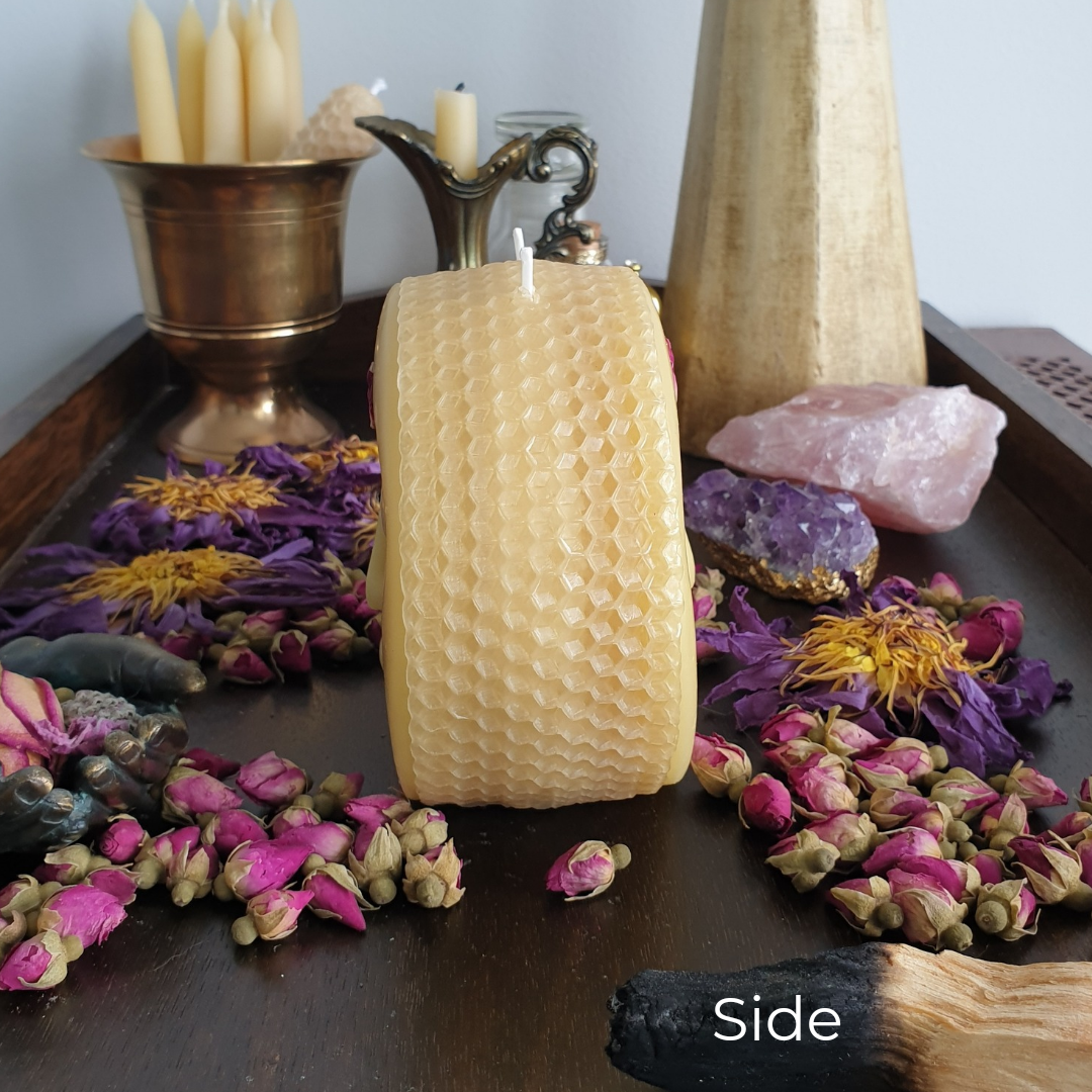 'New Moon' Beeswax Candle | 348g