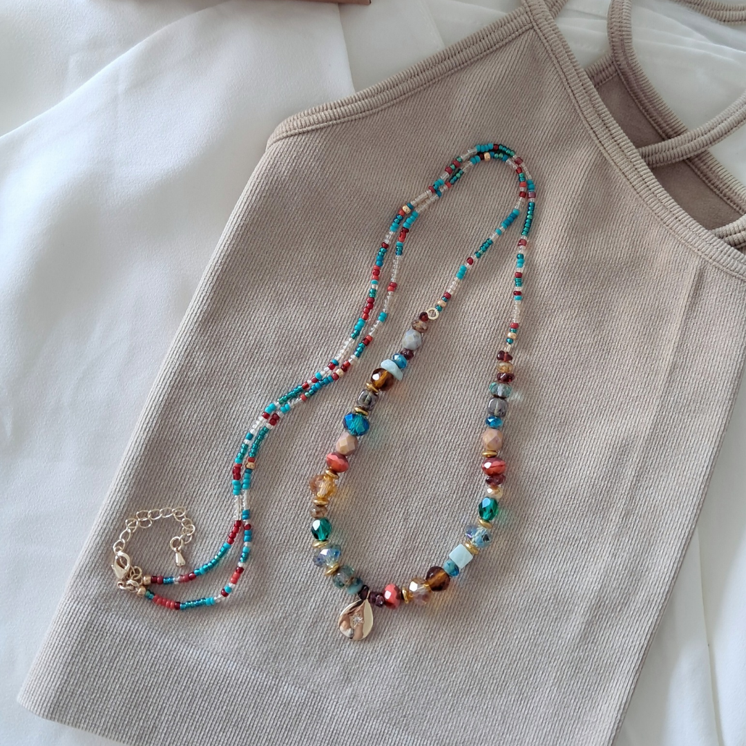 'Temple Muse' Bead Necklace ♡