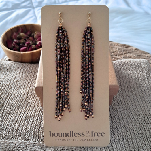 'Wanderer' Bead Earrings | One-of-a-kind ♡