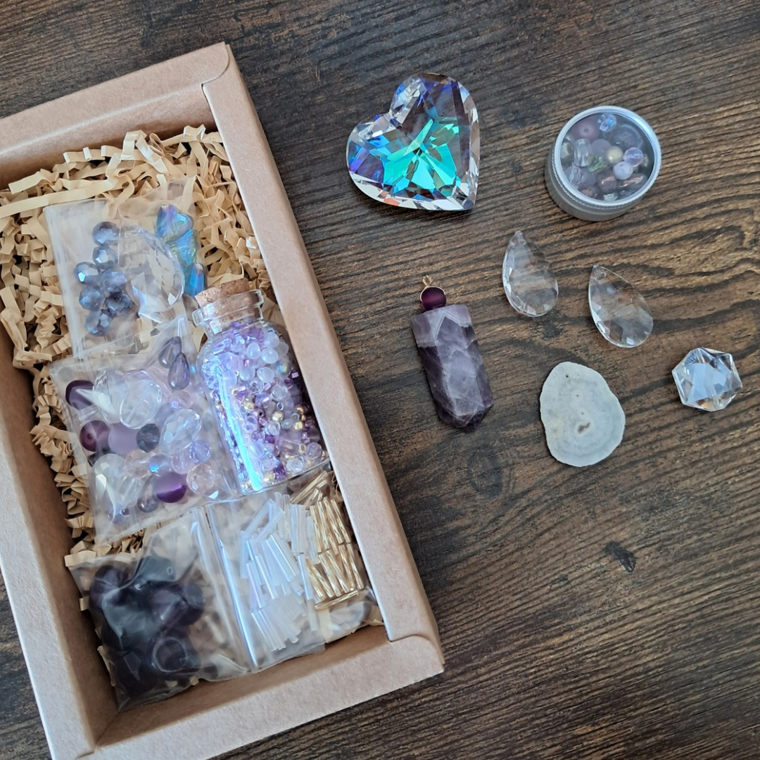 Amethyst DIY Suncatcher Bead Kit