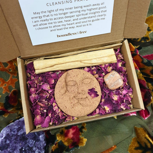Palo Santo & Rose Incense | Mini Ritual Box
