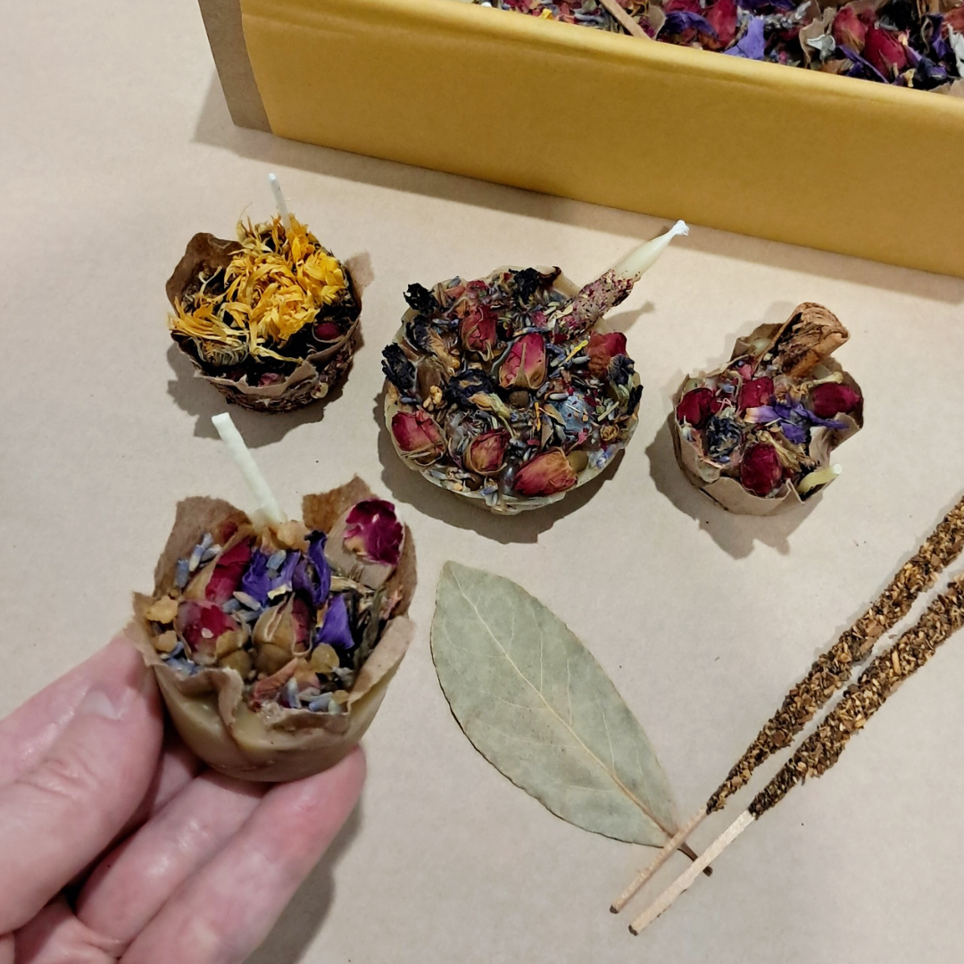 Fire Starters ♡ Beeswax & Organic Botanicals