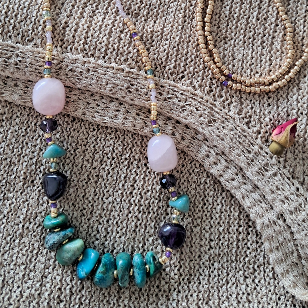 'Sovereign Spirit' Turquoise Gemstone Necklace