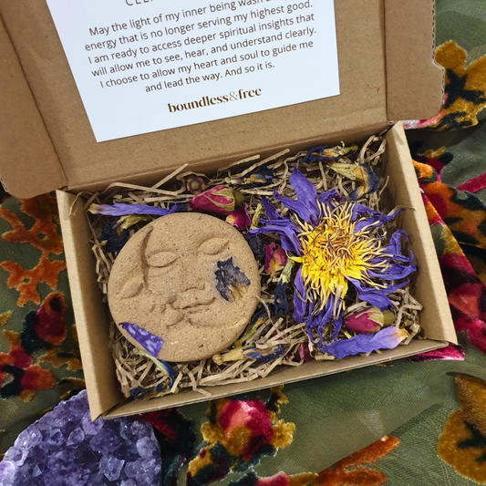 Blue Lotus & Butterfly Pea Flower Incense | Mini Ritual Box