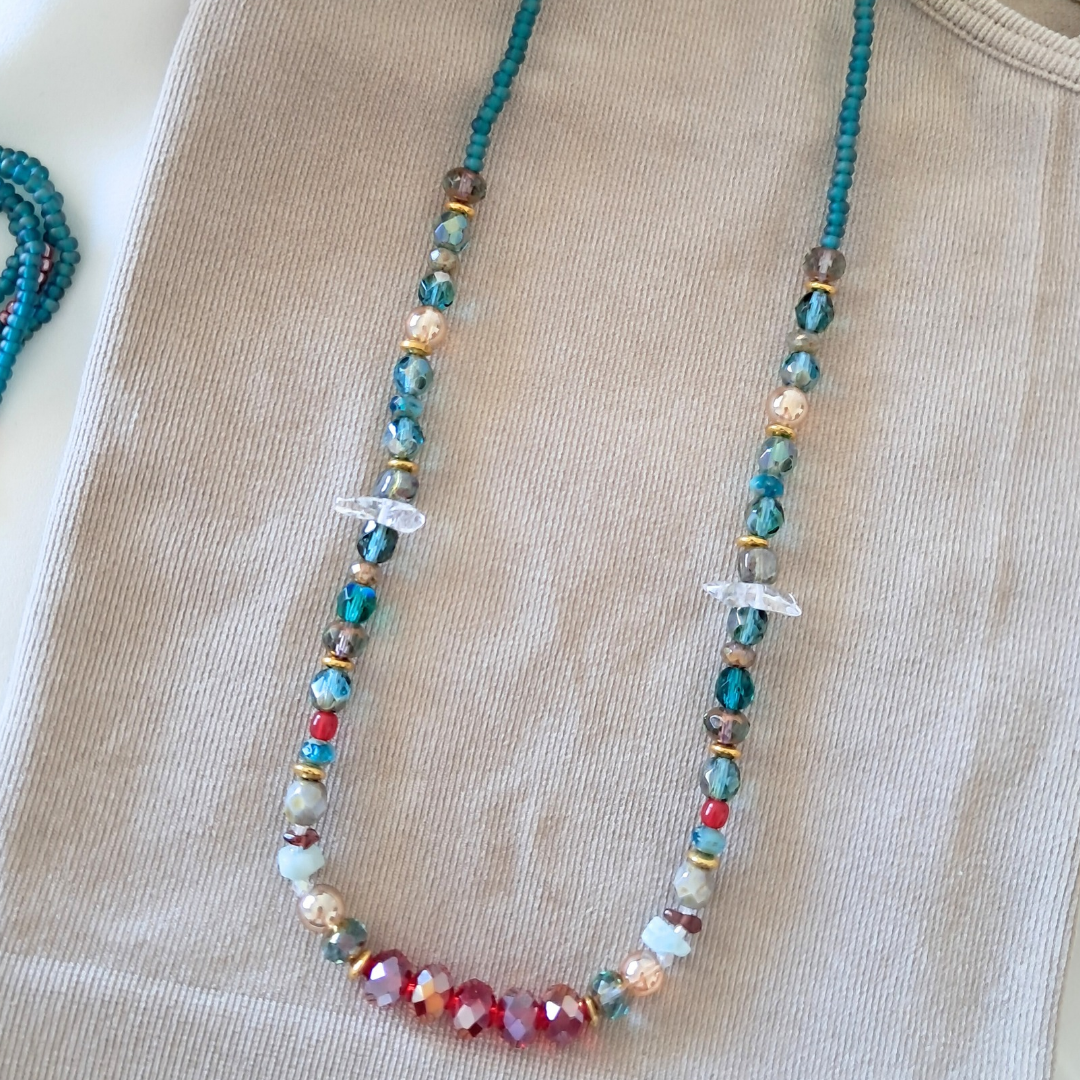 'Temple Muse' Bead Necklace ♡