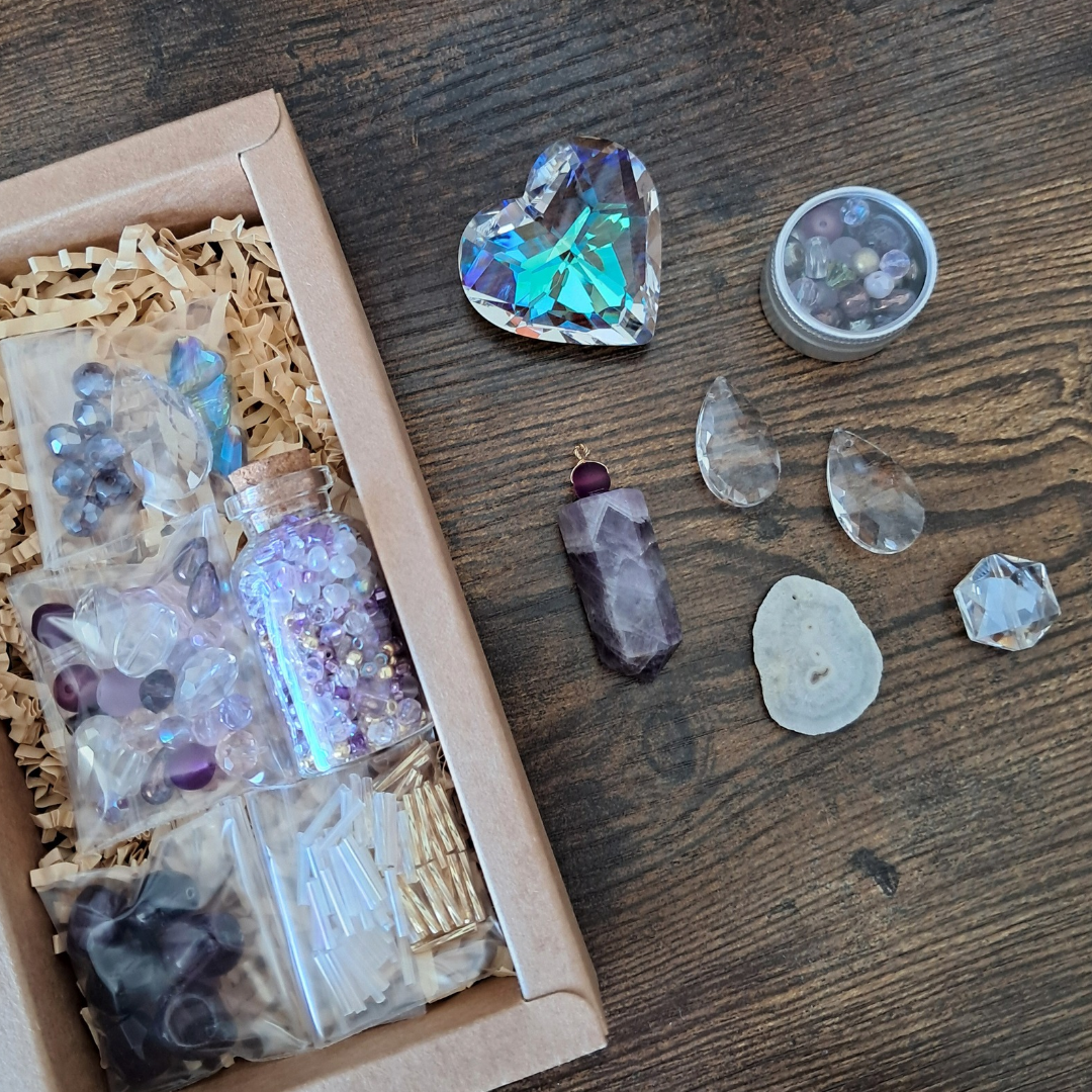Amethyst DIY Suncatcher Bead Kit