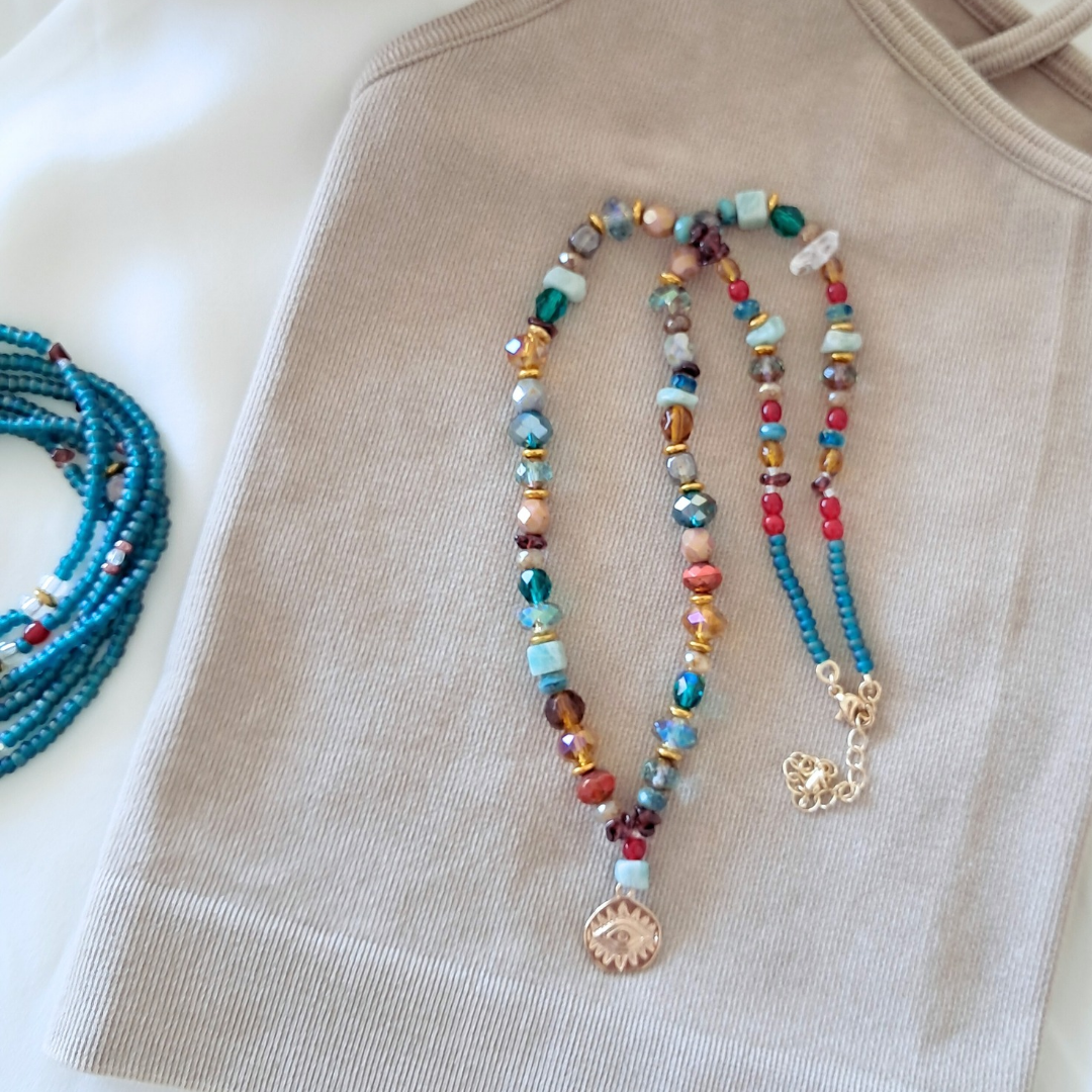 'Temple Muse' Bead Necklace ♡