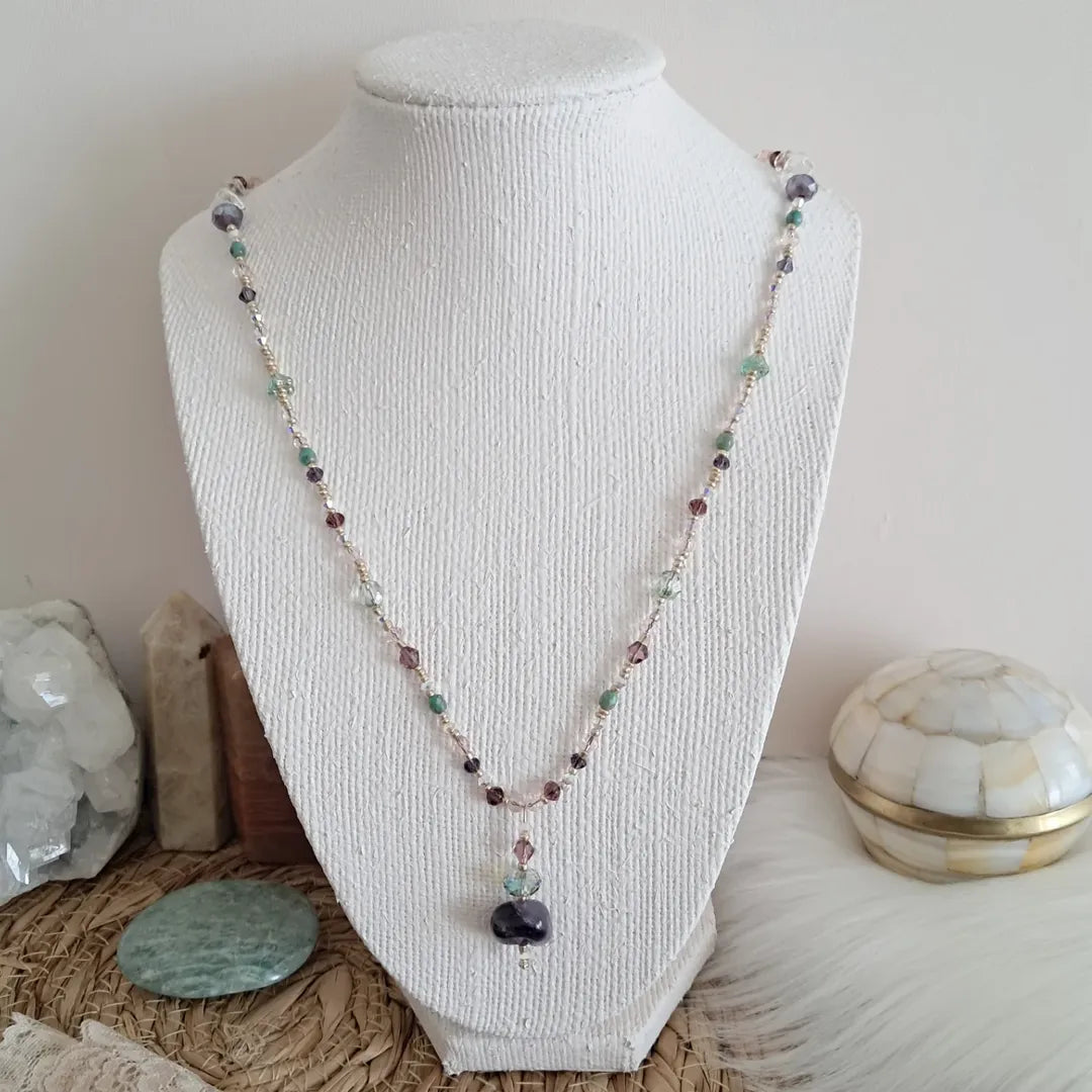 'Amethyst' Beaded Necklace