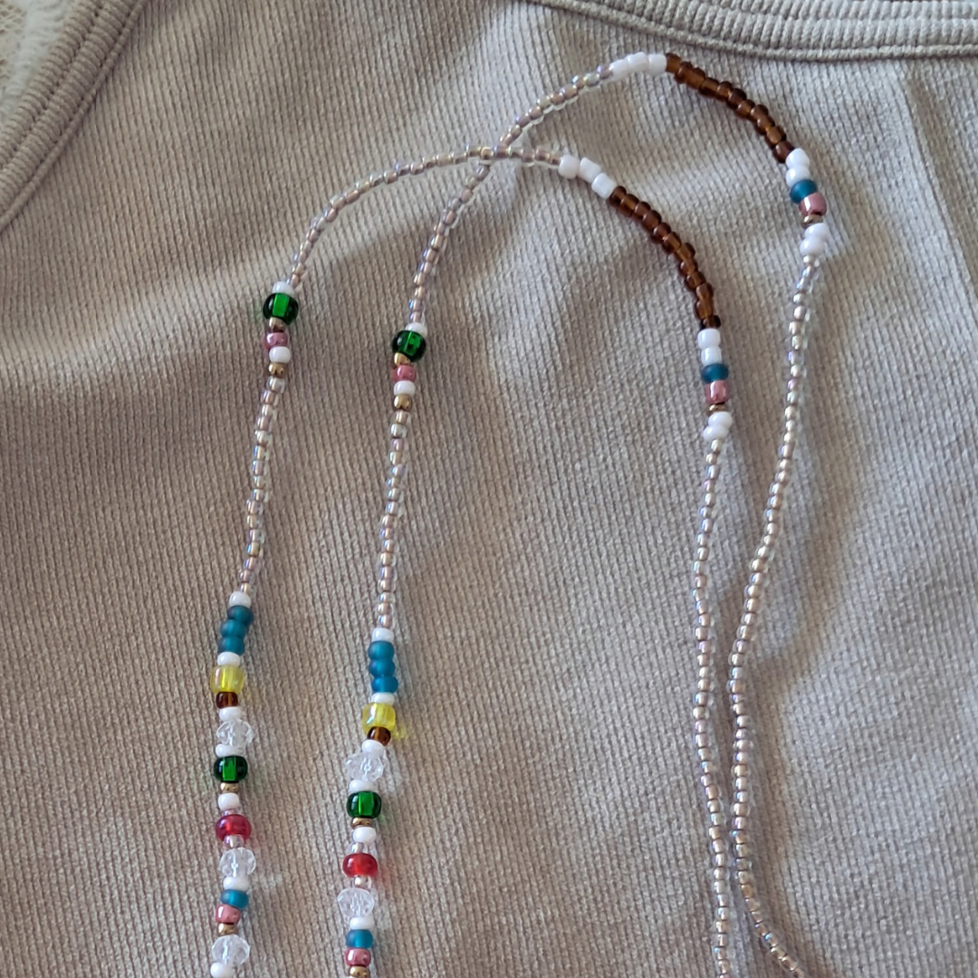 'Flower Child' Long Bead Necklace ♡