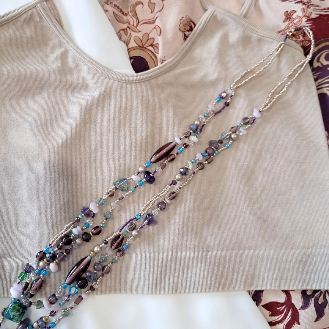 'Wild Heart' Layered Bead Necklace