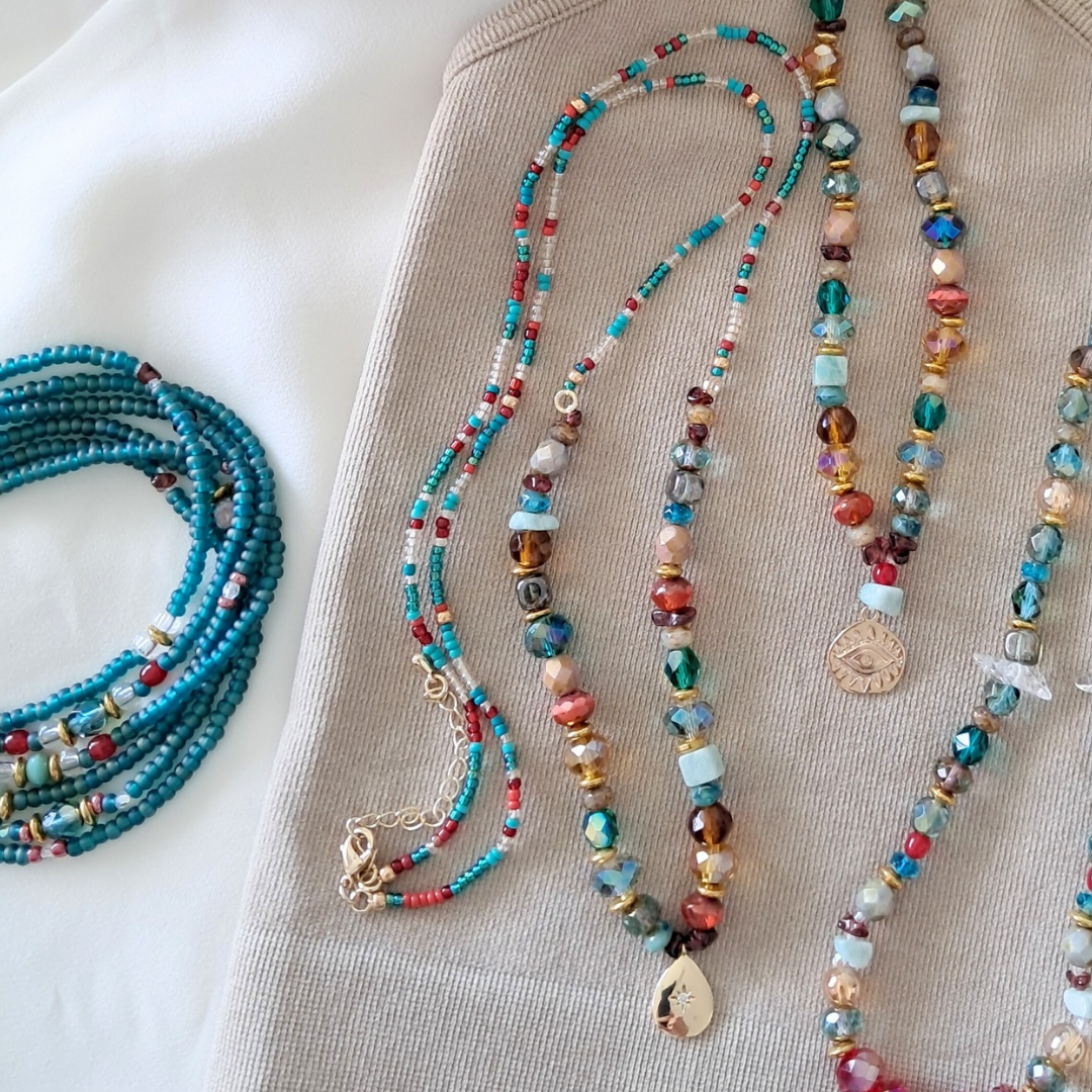 'Temple Muse' Bead Necklace ♡