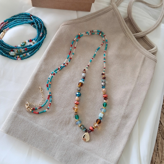 'Temple Muse' Bead Necklace ♡