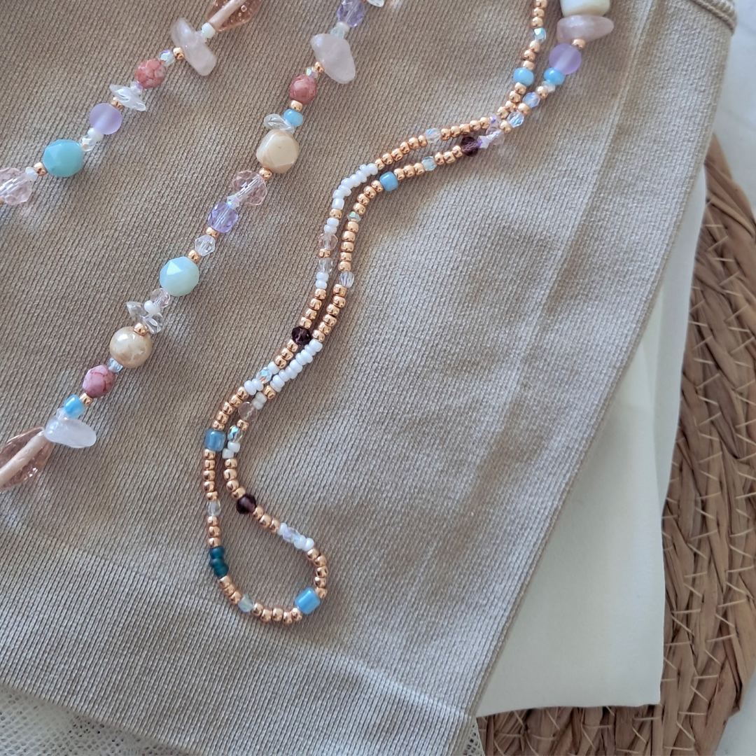'Day Dream' Long Bead Necklace ♡