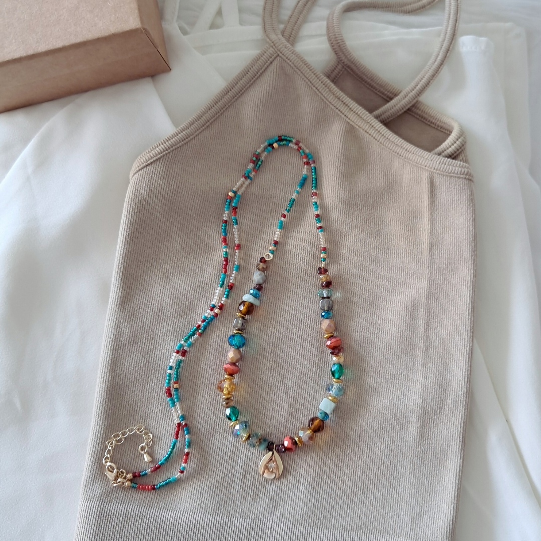 'Temple Muse' Bead Necklace ♡