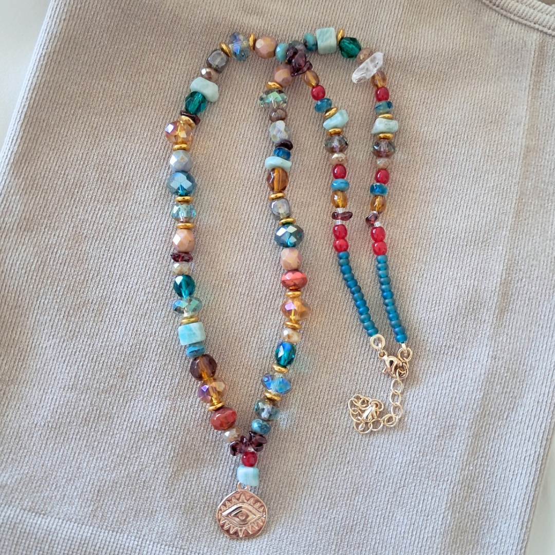 'Temple Muse' Bead Necklace ♡