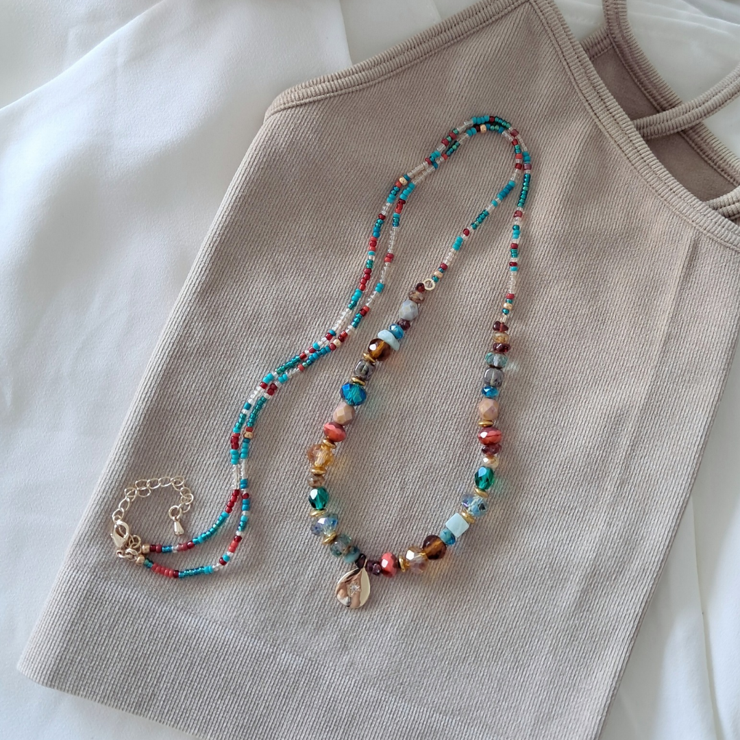 'Temple Muse' Bead Necklace ♡