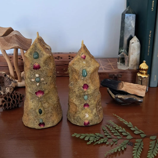 'Forest Guardian' Beeswax Candle