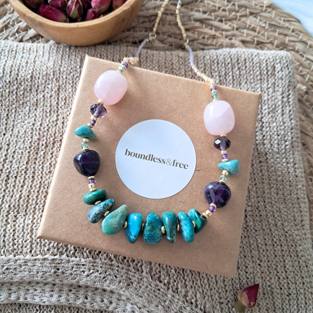 'Sovereign Spirit' Turquoise Gemstone Necklace