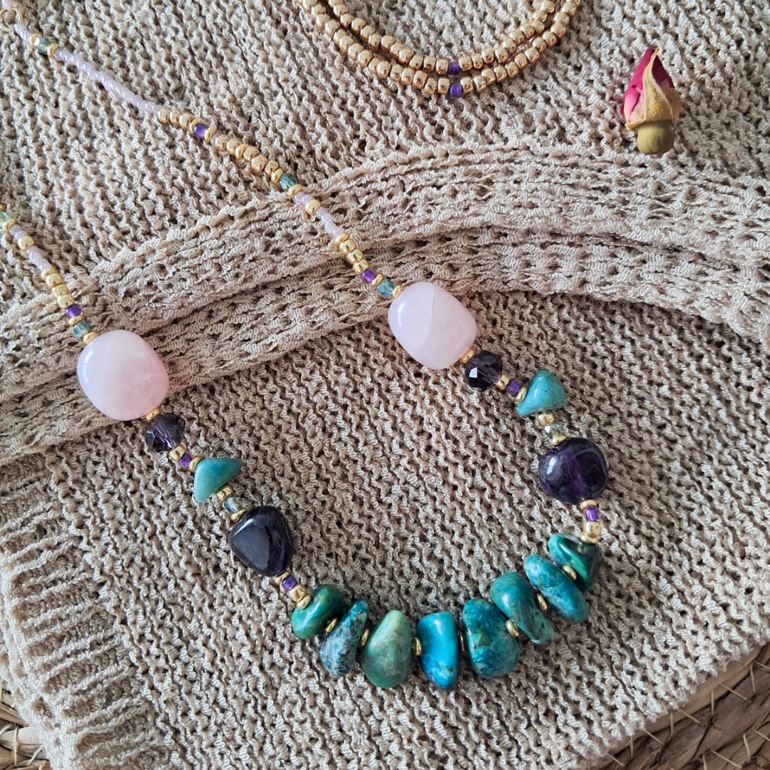 'Sovereign Spirit' Turquoise Gemstone Necklace