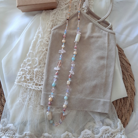 'Day Dream' Long Bead Necklace