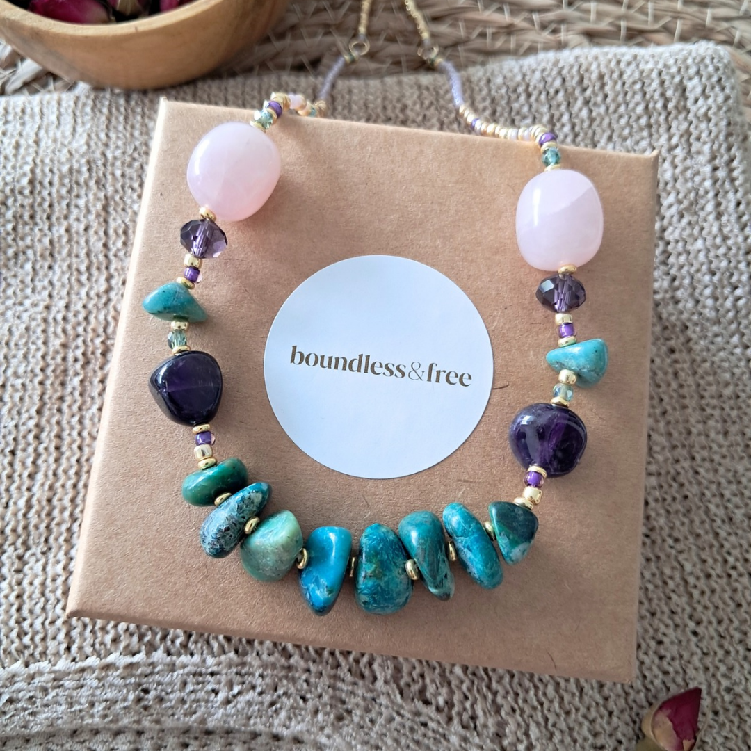 'Sovereign Spirit' Turquoise Gemstone Necklace
