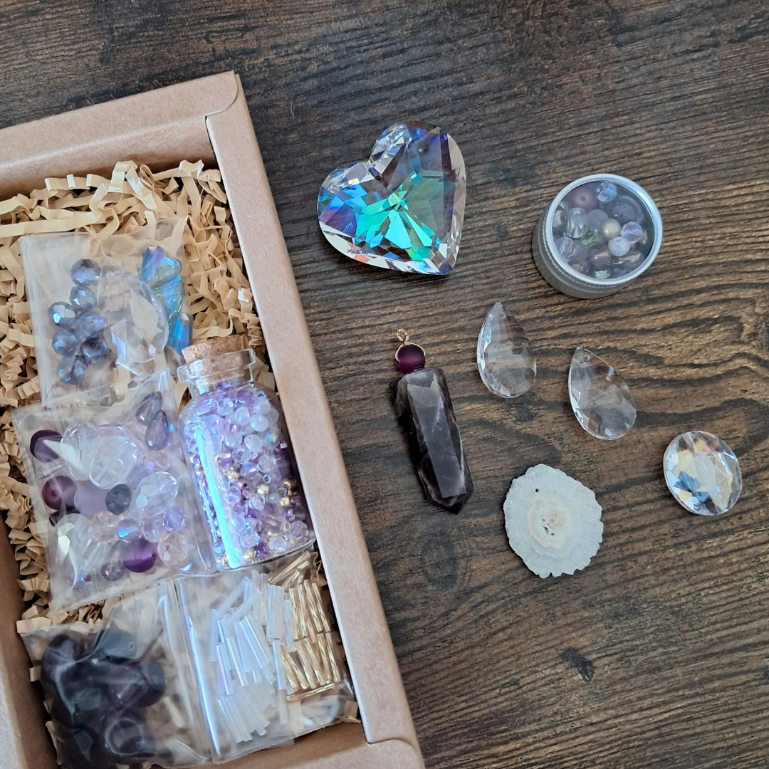 Amethyst DIY Suncatcher Bead Kit