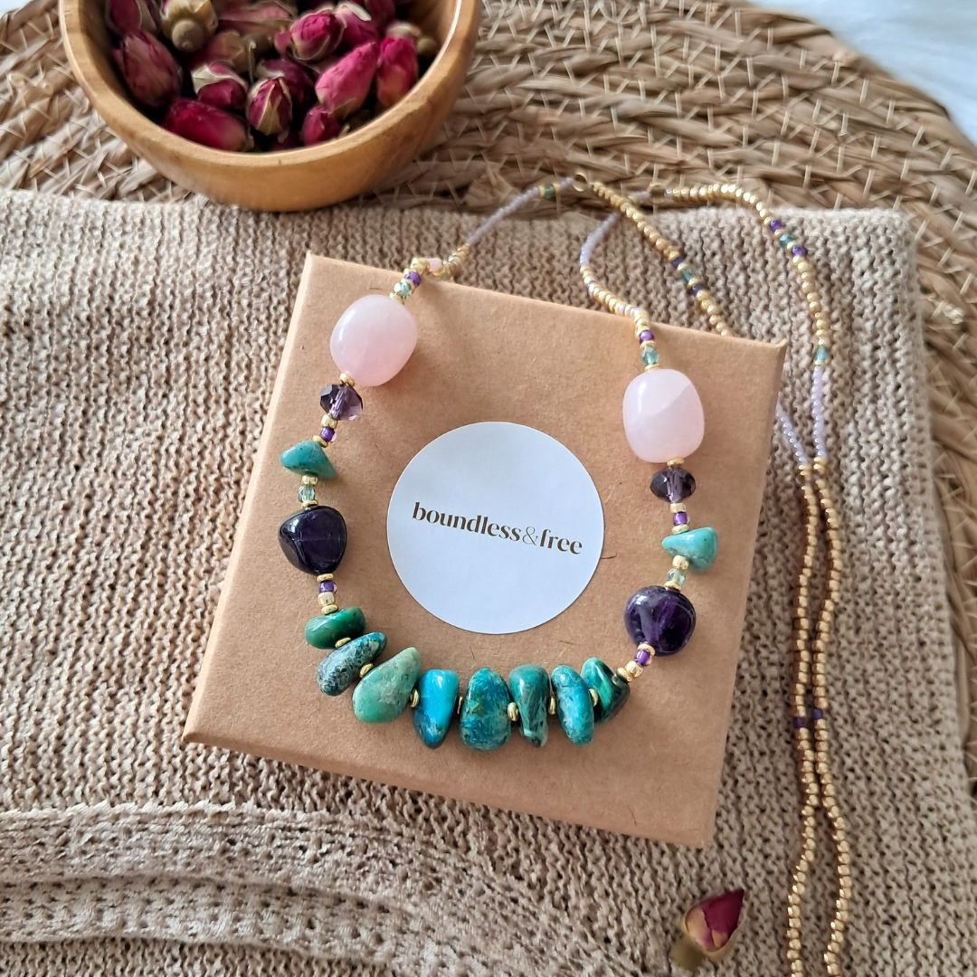 'Sovereign Spirit' Turquoise Gemstone Necklace