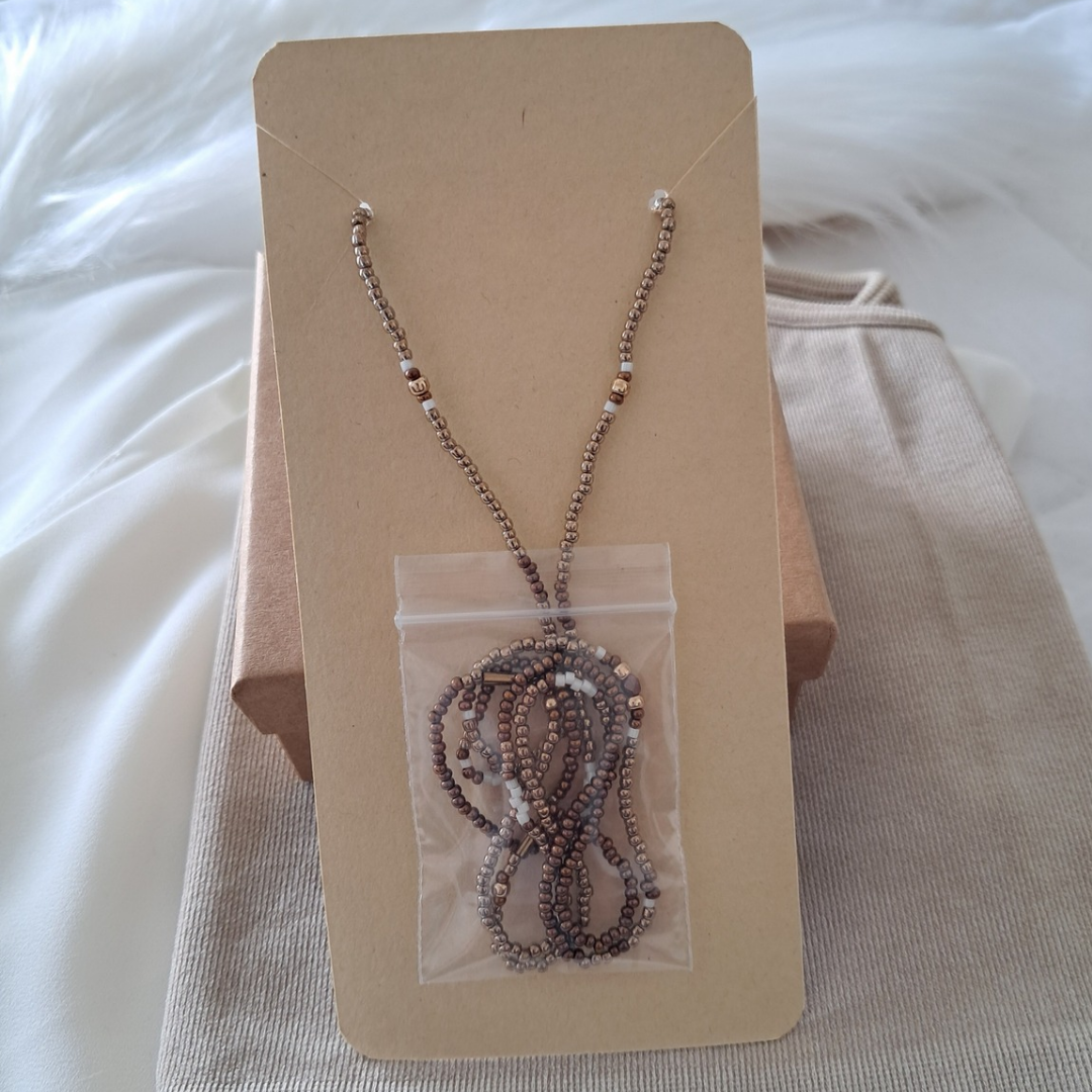 'Wanderer' Beaded Necklace | One-of-a-kind ♡