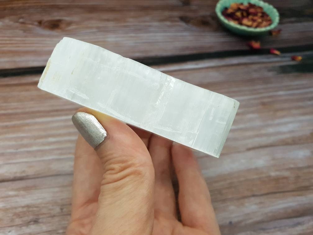 Selenite Slab ♡ Crystal Charging Plate